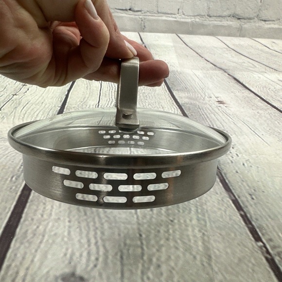Caphalon‎ Lid Glass &S.Steel Replacement Strainer Vent 5.5” - Picture 9 of 10